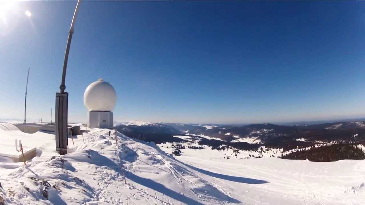 Ski aux Dappes (Les Rousses) dans le Haut-Jura - GOPRO HERO2