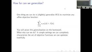 NETS 4120: Algorithmic Game Theory, Lecture 16