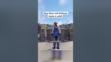 New Rust raid defense meta is wild! #shorts