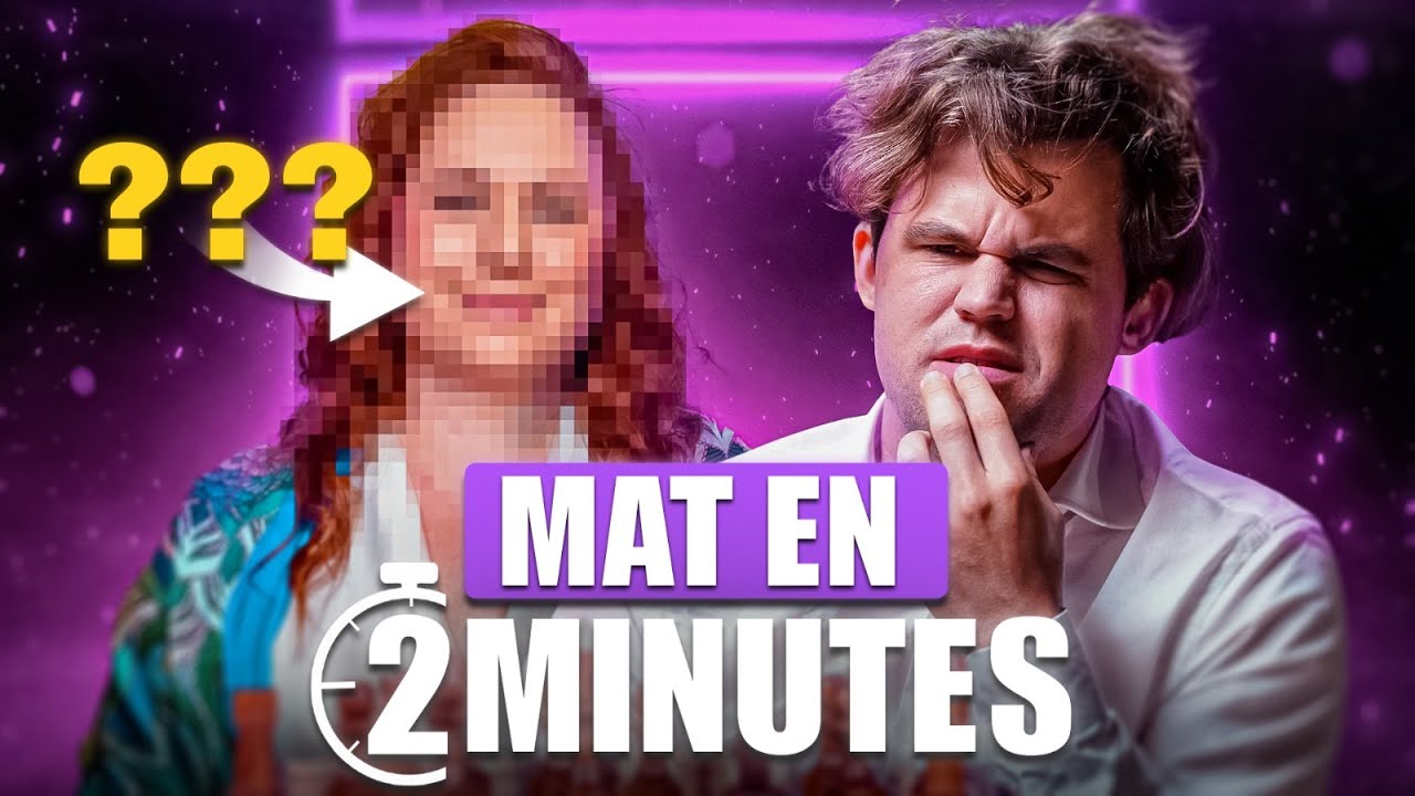 CARLSEN se fait EXPLOSER en moins de 2 MINUTES par une FEMME pas comme les autres !!