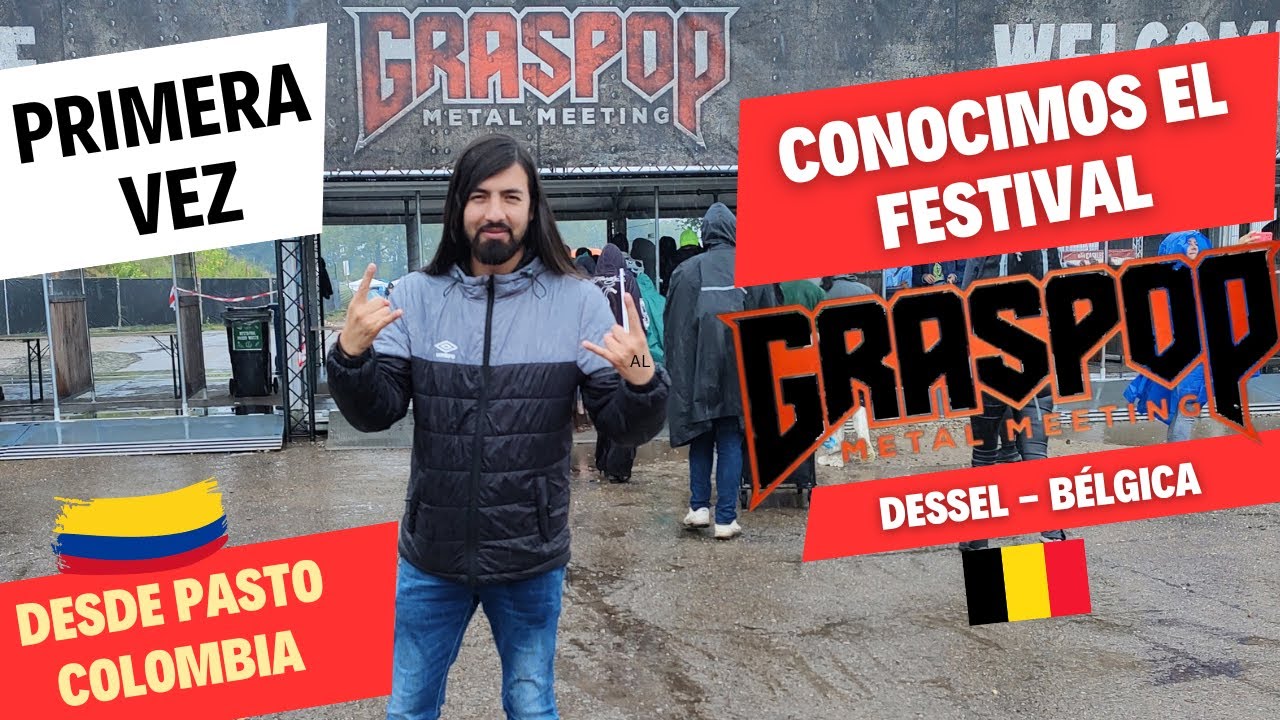 🇧🇪🤘🔥 ¿CÓMO ES EL MEJOR FESTIVAL DE METAL DEL MUNDO? GRASPOP METAL MEETING 2024 || BÉLGICA DESSEL 🤘🔥