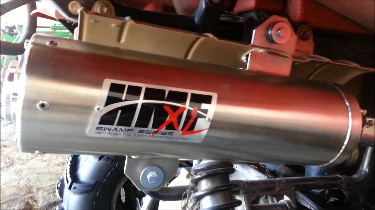 2009 Suzuki King Quad 750 HMF Swamp Series XL YouTube