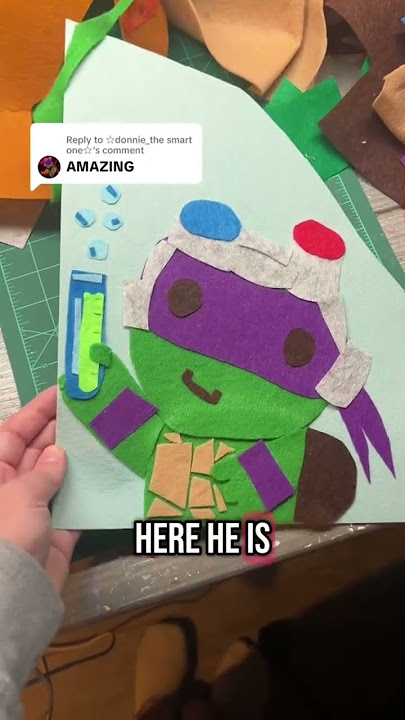 Donnie TMNT Reveal ✨✨✨ #diycrafts #tmnt #ninjaturtles #cool
