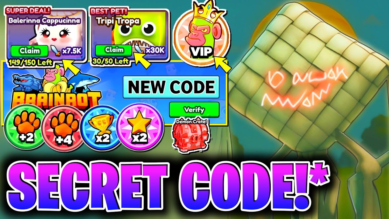 ⚠️UPDATE - 14!💥[CODE]⚠️ BRAINROT EVOLUTION ROBLOX CODES 2025 - BRAINROT ...