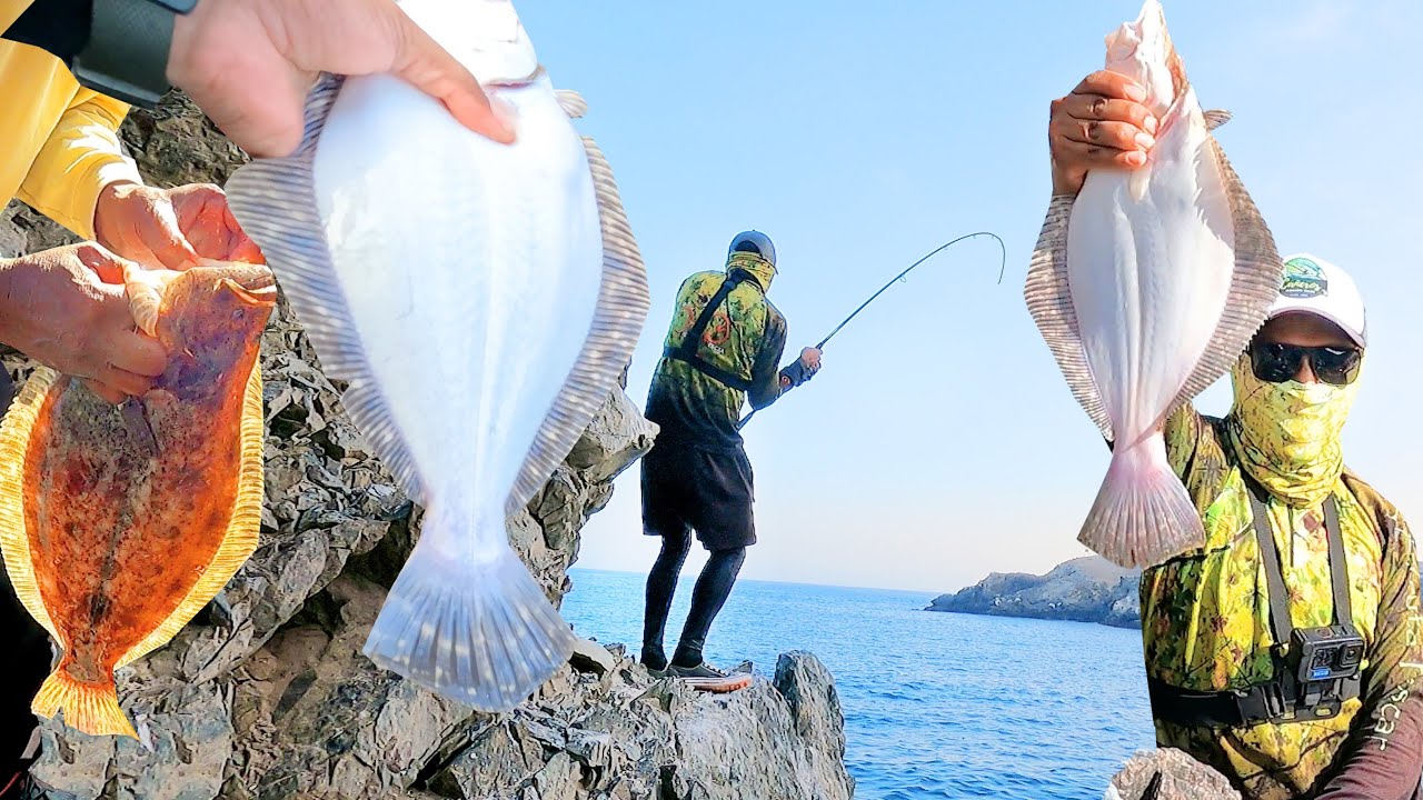 Mas de 6 kg de lenguado en un solo pozo