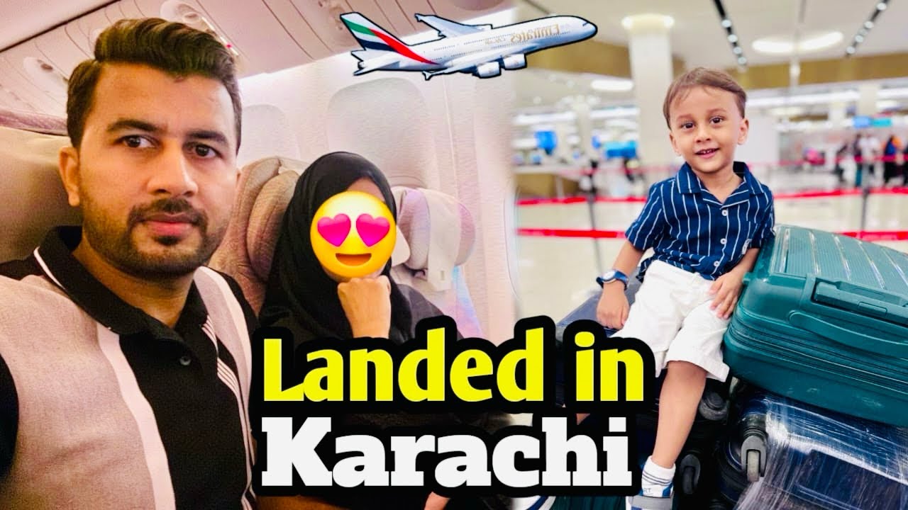 Travel Dubai ✈️ To karachi || Shazim So Happy😎|| Eid Vaccation In Pakistan || Umair's Vlog