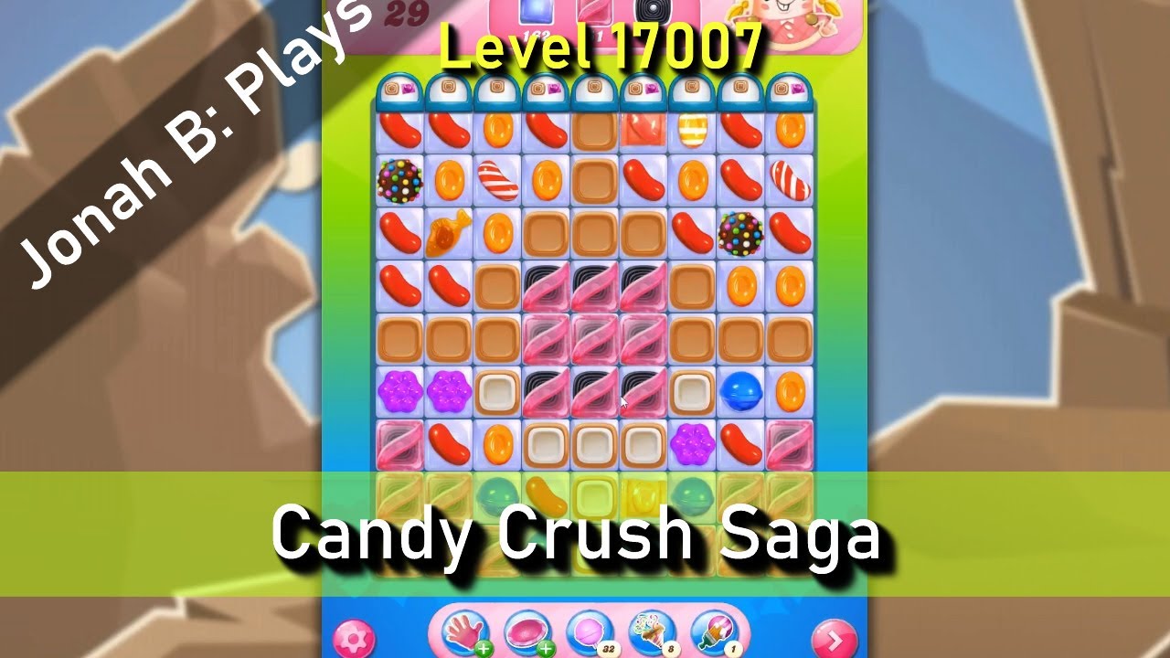 Candy Crush Saga Level 17007 - YouTube