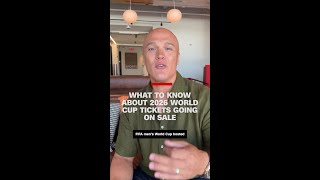 What to know about 2026 World Cup tickets going on sale