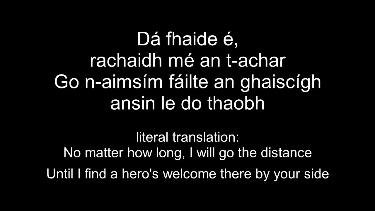'Go the Distance' from Hercules in Irish - Disney as Gaeilge