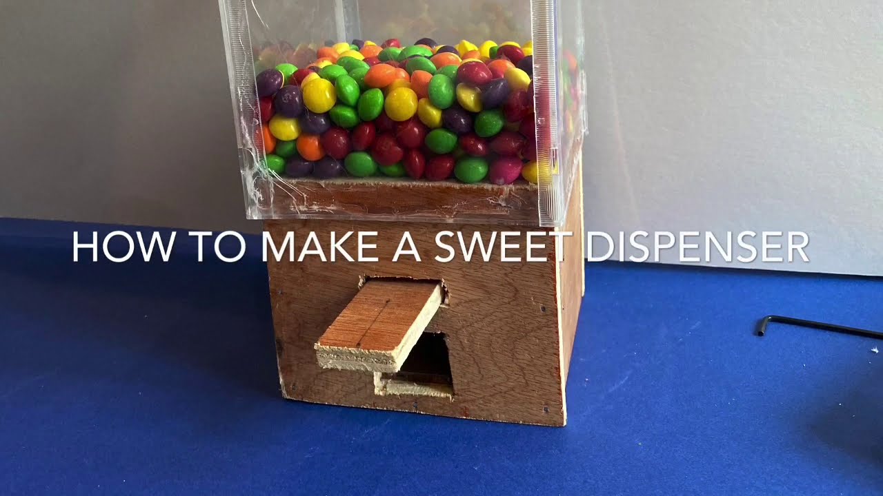 How To Make A Sweet Dispenser YouTube