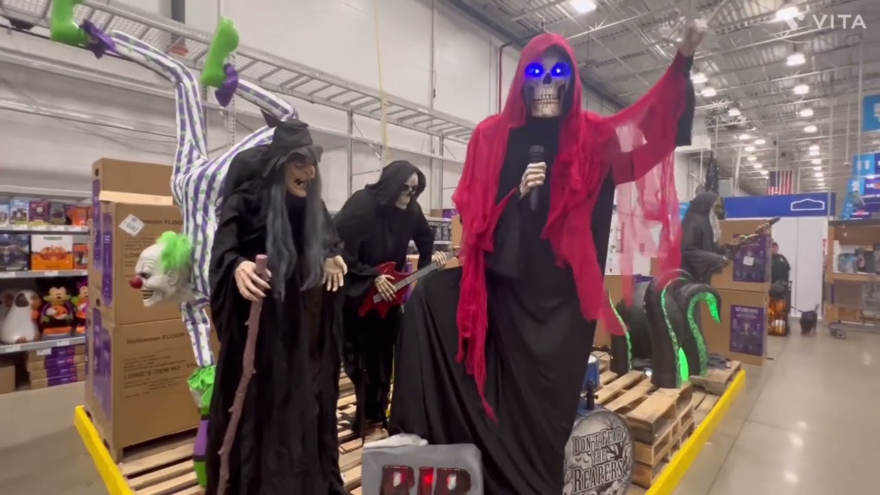 Lowe’s Halloween Animatronics 2024//Lowe’s Halloween Decor 2024