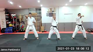 Arakaki Toshimitsu sensei - Matsubayashiryu/Shorinryu kata and bunkai seminar Jan 2021