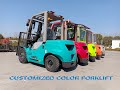 Customzied color forklift