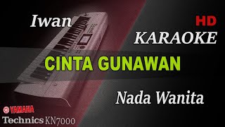 CINTA GUNAWAN - IWAN ( NADA WANITA ) || KARAOKE