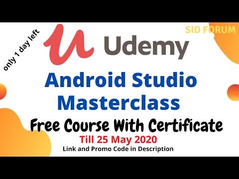 FREE Android Studio Masterclass Course with Certificate | Udemy | 2020