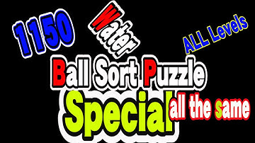 Ball Sort Puzzle Special Level after Level 1150 / Lock Ball and Key Ball and Question Mark Ball