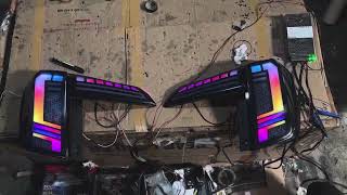 Stoplamp Calyasigra Custom Leazy Full Rgb Matrix Mika Smoke, Mobil Auto Makin Modern & Mewah