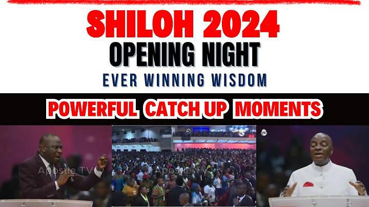 SHILOH 2024 OPENING ENCOUNTER NIGHT with Dr. David Oyedepo