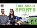 Talk about sports in english  improve spoken english conversation
