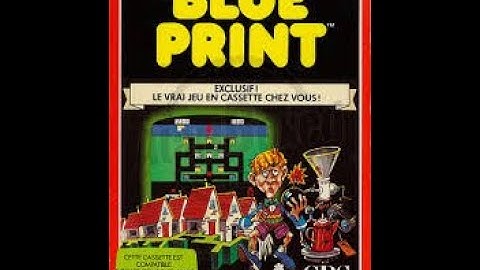 Atari 2600 Blue Print Game Play