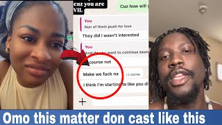 PHYNA LEAK CHAT EVIDENCE AS VDM WAN KNACK HER WITH KING KITCHY AFTER CRYING ON HER SISTER BIRTHDAY