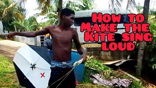 How to make the kite sing loud /Madbull - kite flying in Grenada @LilChadTV 