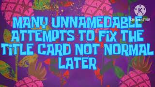 Sprunki x SpongeBob Time Cards Season 285.5