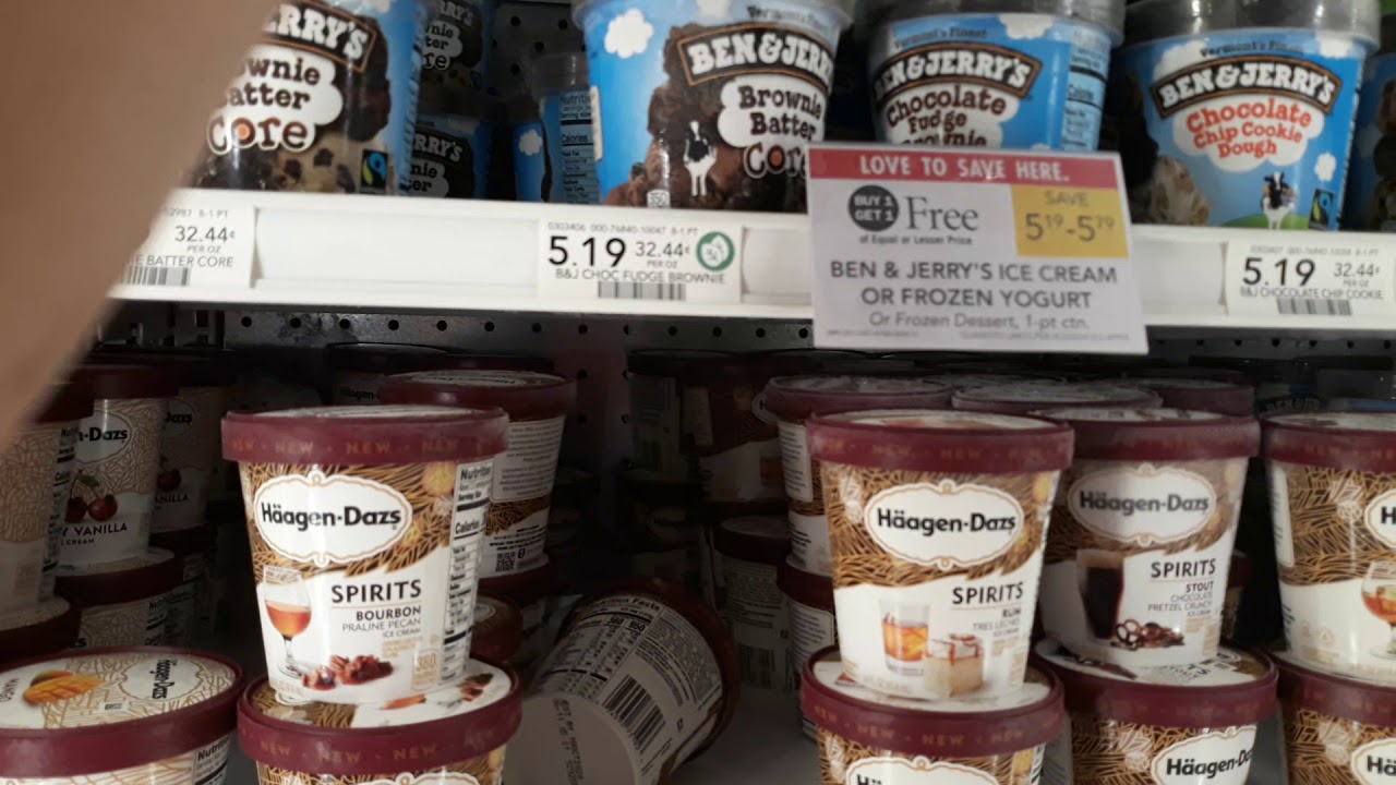 Ben & Jerry’s Ice Cream $2.20 at Publix