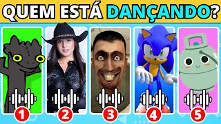 ADIVINHE QUEM TÁ DANÇANDO! | Banguela, Grimace, Skibidi Toilet, Ana Castela | Quiz