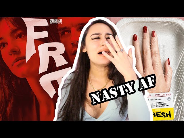 Girl TERRIFIED of Cannibalism watches *FRESH* movie reaction class=