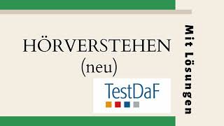 TestDaf | Hörverstehen (6)  | Musterprüfung | NEU