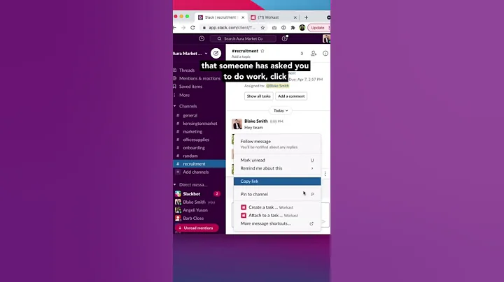 Things you DIDN’T know you could do in Slack - Part 1. #productivityhack #productivity #slackapp #l