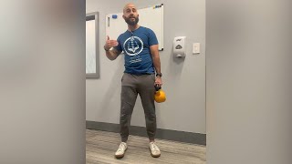 Offset Suitcase Squat