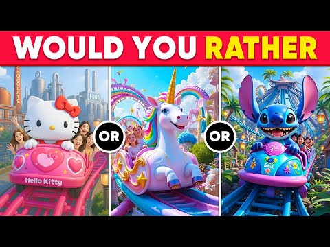 Would You Rather - Build the Most Magical $10,000,000 Town Ever 🌟🏡💸🎢 Leo Quiz