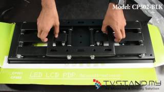 Unboxing | Full-motion Double Arm TV Bracket Upto 32' -70' - CP502-BLK
