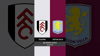 Fulham — Aston Villa | Simulation