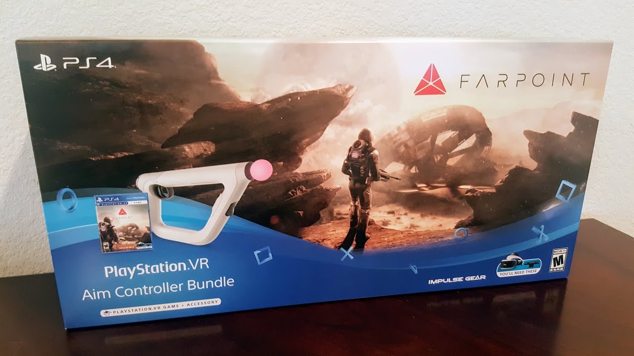 Unboxing the Farpoint and PlayStation VR Aim Controller Bundle - PSVR -  YouTube