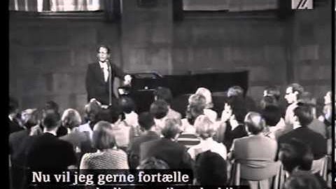 Tom Lehrer Full Copenhagen Performance