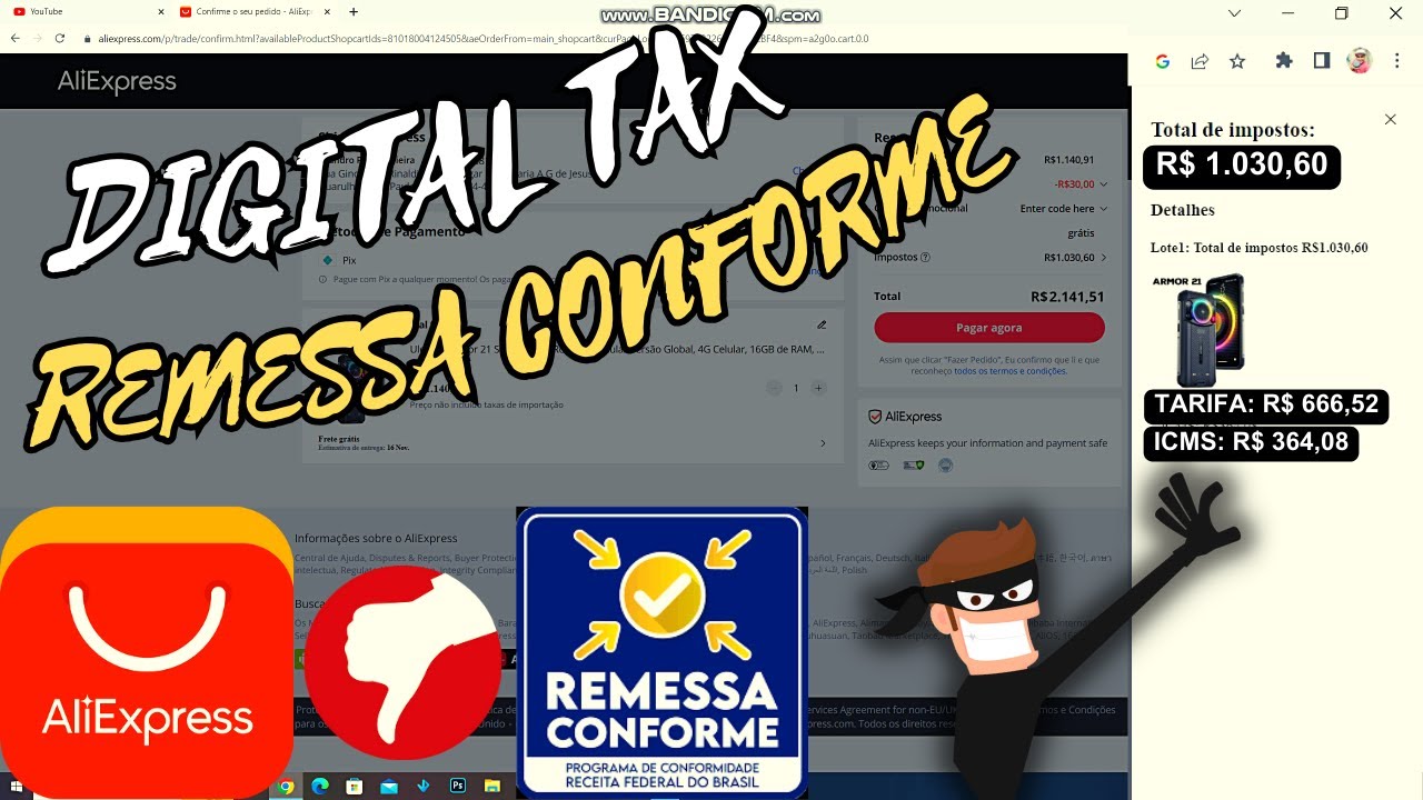 DIGITAL TAX 😢 REMESSA CONFORME. 🤦‍♂️AGORA SEM DUVIDAS, É O FIM DA IMPORTAÇÃO LAMENTAVÉL ❗❗❗