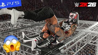 WWE 2K26 - Roman Reigns  vs. Penta - Hell in a Cell Match | PS5" [4K60] screenshot 5