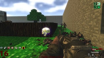 FLYING ZOMBIES! xD CoD WaW: Custom Zombie Map Minecraft Village SOLO part 3 (PC) ᴴᴰ