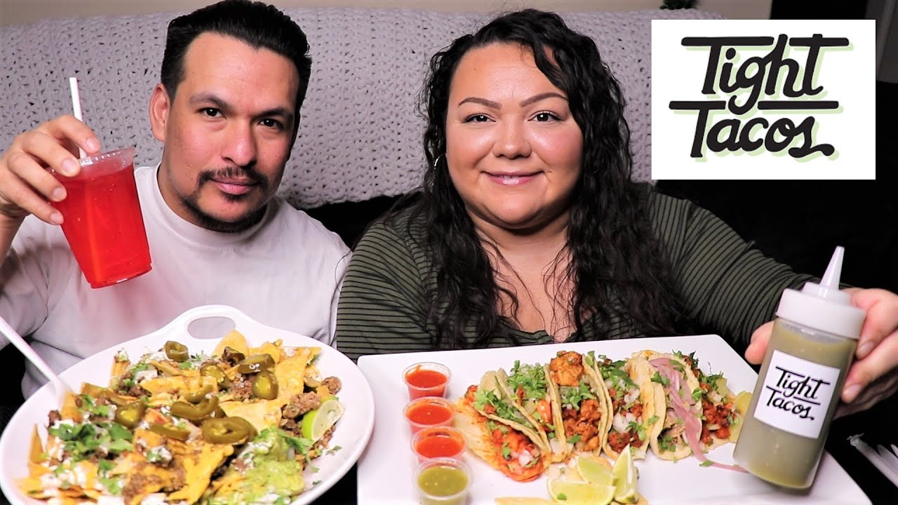 Tacos & Nachos Mukbang | Tight Tacos | AngelaEats
