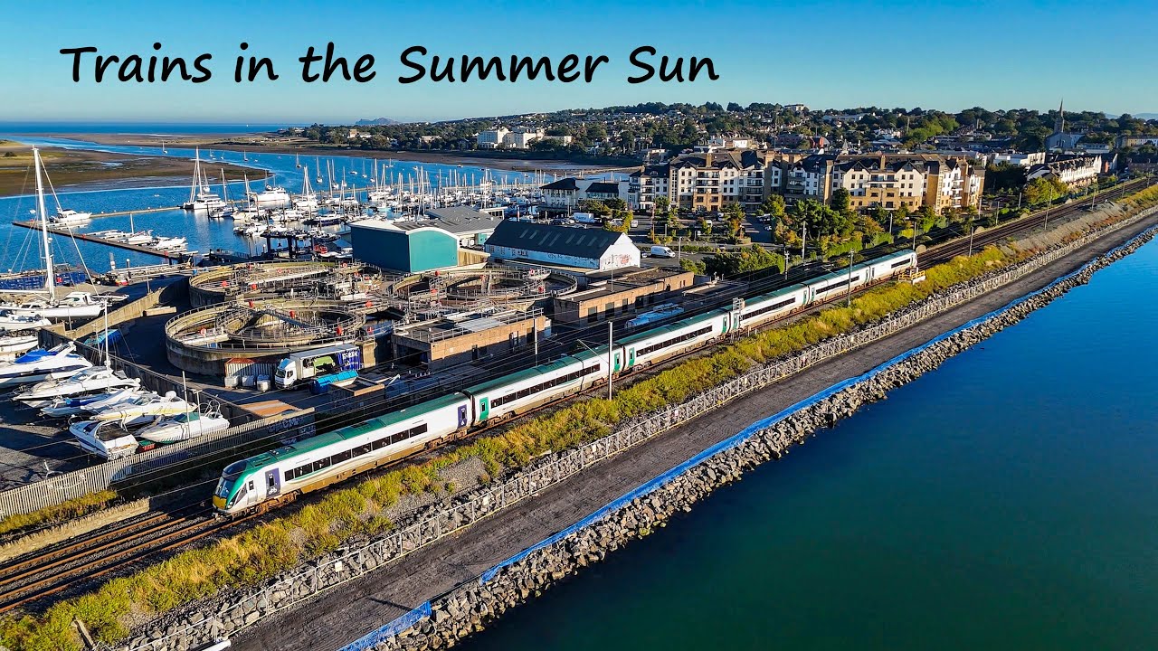 Dublin Trains in the Summer Sun 2024