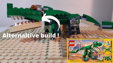 The crocodile - Lego Creator 31058 alternative build instruction. #legoalternativebuild