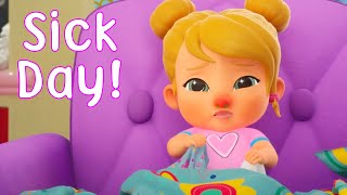 Dolls' Sick Day Routine! Baby Lulu is Sick | Doll Videos for Kids