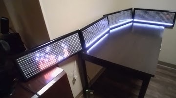 140 Band Sound Reactive Spectrum Analyzer ESP32 Arduino FFT / FastLED NeoMatrix  - 1680 ws2812b LEDs