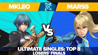 MkLeo vs Marss - Ultimate Singles Top 8: Losers' Semifinals - Low Tide City | Byleth vs ZSS