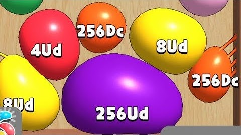 Blob merge 3d - max level and large numbers unlocked! 64Ud, 128Ud ,256 Ud - android,iOS