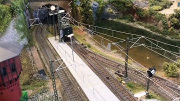 Ee3/3 SBB Märklin 36332 testing new catenary on HMC‘s layout