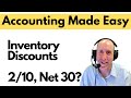 FA27 - Inventory Discounts (2/10, Net 30) EXPLAINED